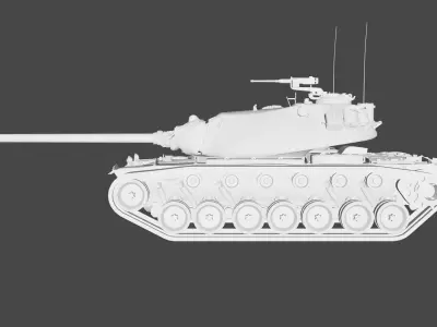 M103 US Heavy Tank 3D model