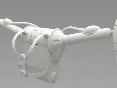 Marvel Wolverine Jet Pack 3D Model 3D model