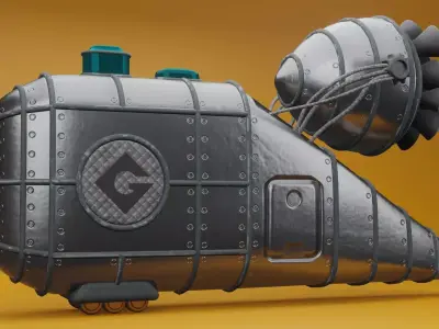 Grumobile toy camera 3D model