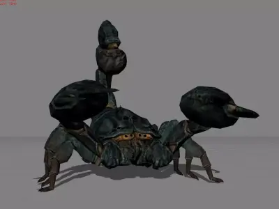 Realistic Scorpion Animal Low-poly 3D model