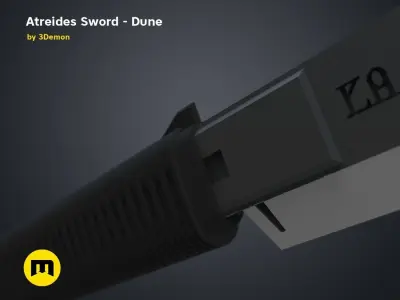 Atreides Sword 4 - Dune 3D print model purchase