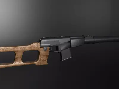 VSS Vintorez basic model 3D model