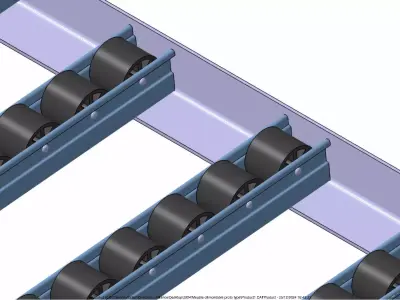 Welded mechanical furniture 3D model
