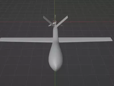 Modern warfare UAV Type-009 Atomic Reaper 3D model