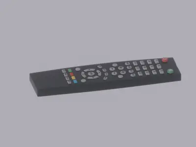TV Remote Control 3D model