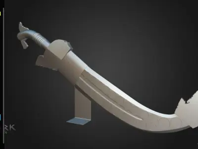 Historical Ceremonial Filipino Sword Low-poly 3D model