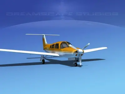Piper PA-28R-201 Arrow III V10 3D model