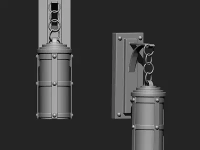 Medieval Objects Imm Brush Pack 21 in one Vol 2 3D model