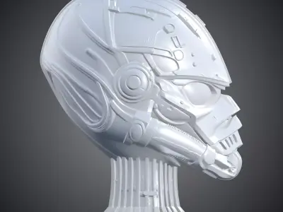 Sci-Fi Stormtrooper Inspired Helmet Bust PM-452 3D print model