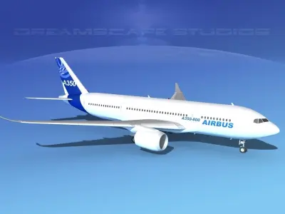 Airbus A350-800 Airbus 3D model