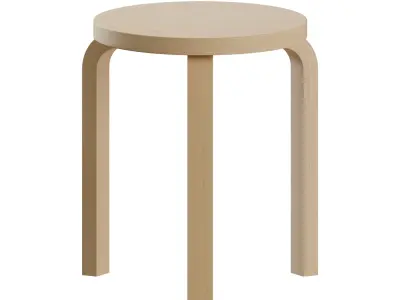 Stool 60 by Artek 3D model
