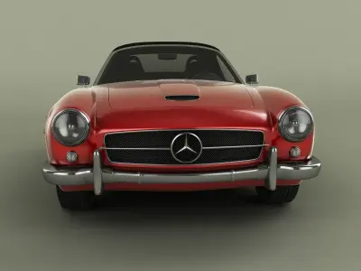 Duesen Bayern Mystar 190 SL Free 3D model