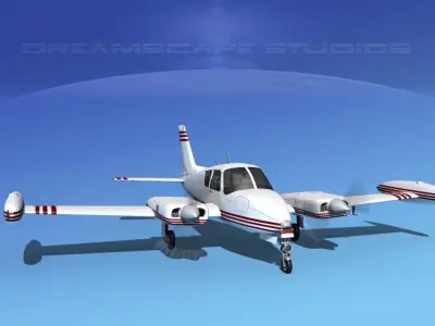 Cessna 310 V11 3D model