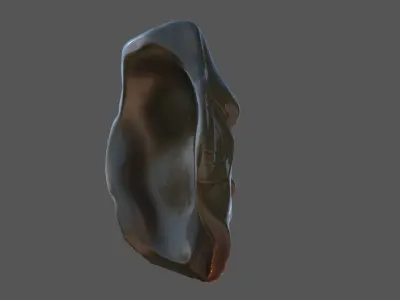African mask 2  3D model