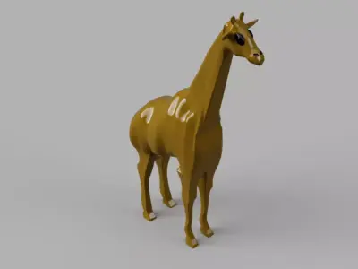 Giraffe 3D puzzle Free 3D print model