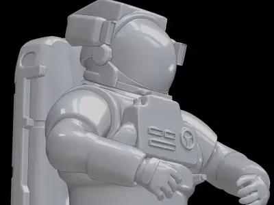 Astronaut space suit 3D print model