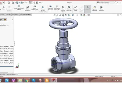 Gate Valve Free 3D print model