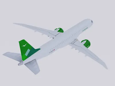 Embraer E-190 E-2 Wideroe 3D model