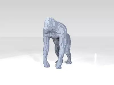 Orangutan Voxel 3D model