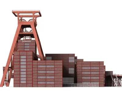 Zeche Zollverein complete 3D model