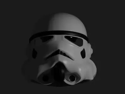 StormTrooper Helmet Free 3D model