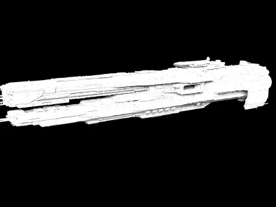 Strident Class Heavy Frigate 3D model