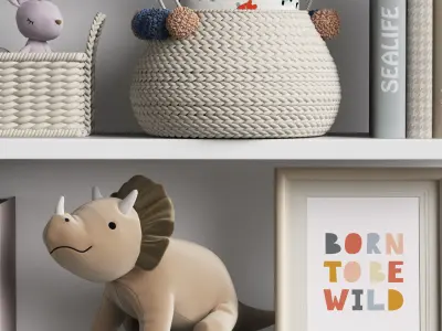 Kids Room Decor 06 3D model