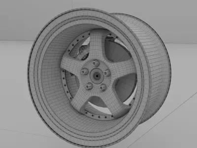 SSR rim 3D model