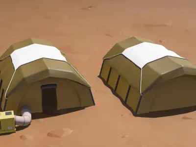 Military FREE Free low-poly 3D model