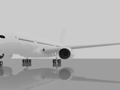 Airbus A350-900 XWB 3D model
