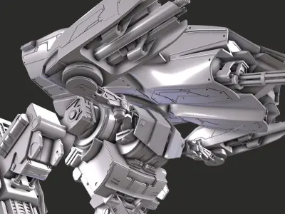 ROBOCOP ED 209  3D print model purchase