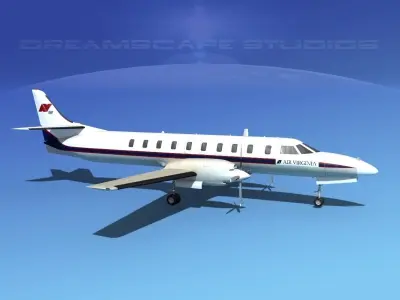 Swearingen SA226 Metroliner Air Virginia 3D model