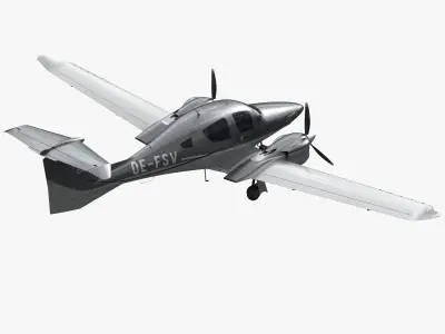 Diamond DA62 3D model