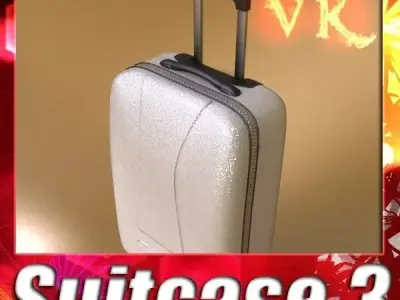 Rolling Suitcase 03 High Detail 3D model