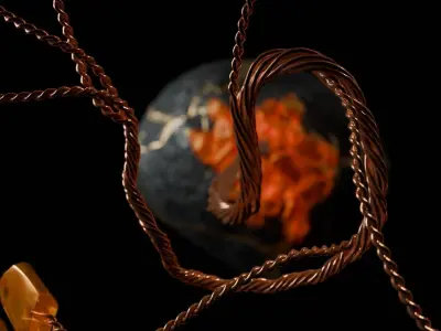 Amber Tree Free low-poly 3D model