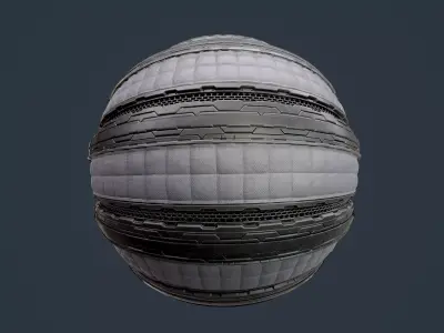 Sci-Fi Military Seamless PBR Texture 124 Texture