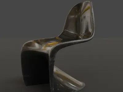 FREE - Plastic Chair Free low-poly 3D model