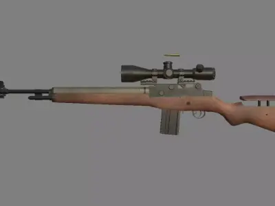 Model of  M21 Sniper rifl 3D model