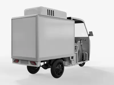 Refrigerated Tricycle 3D model