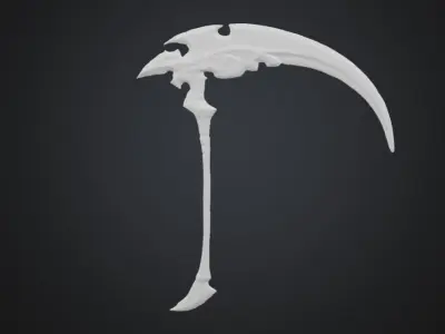 League of Legends Kayn Scythe Low-poly 3D model