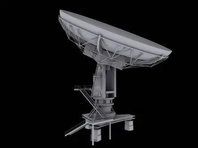 Antena satellite dish 3D model