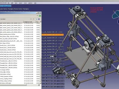 Modified Mendel Huxley Free 3D model