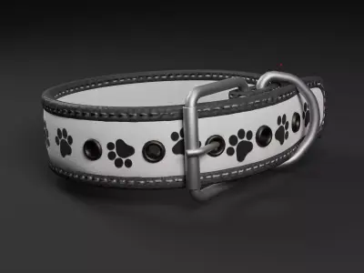 Dog Collar  Low-poly 3D model
