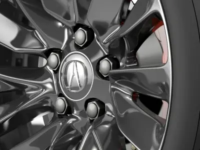 Acura RLX wheel 3D model
