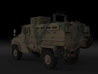 BMC - Kirpi Mrap Low-poly 3D model