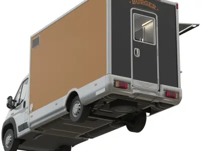 RAM PROMASTER Food Truck 3D model