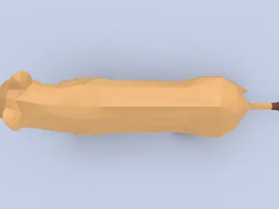 Lioness Walking 3D model