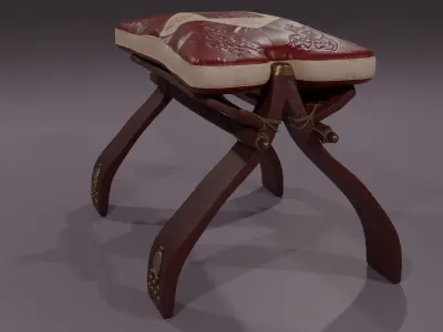 Egyptian stool Free 3D model
