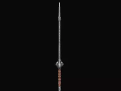 Dwarf Sword  3D Model Low-poly 3D model