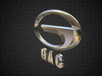 gac logo 3D model